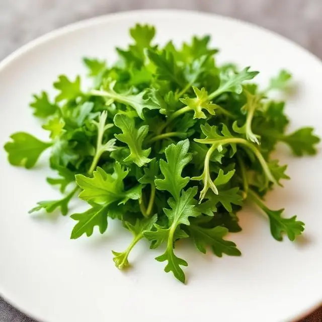 Fresh arugula leaves